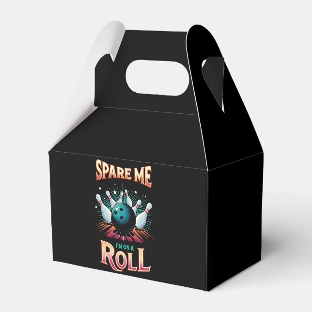 Spare me on a Roll - Bowling Geschenkschachtel (Vorderseite)