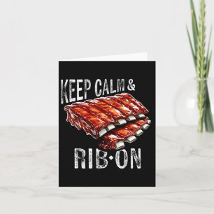Spare Ribs Lover Behielt Calm and Rib auf Grillen  Karte
