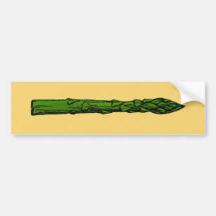 Spargel Autoaufkleber