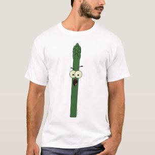 Spargel-Charakter-T - Shirt