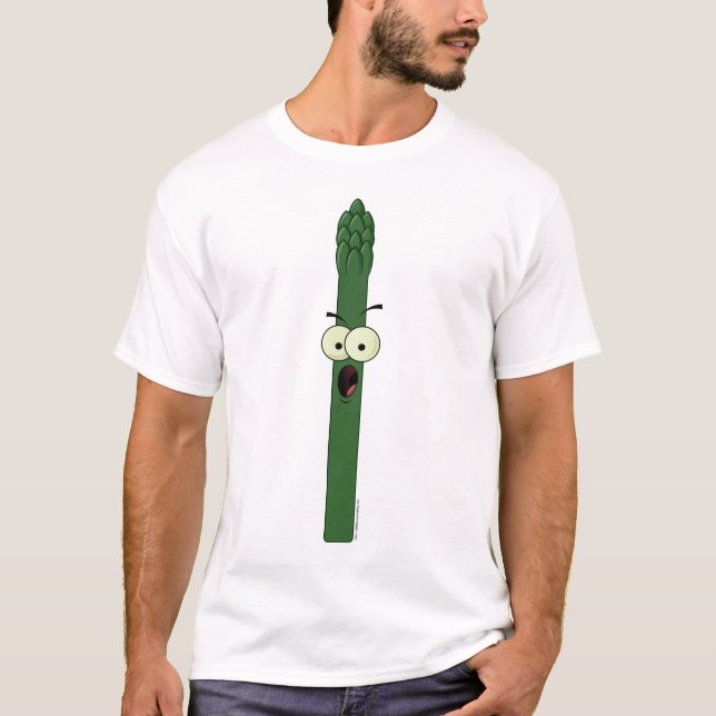 Spargel-Charakter-T - Shirt (Vorderseite)