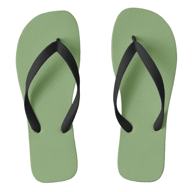 Spargel (Vollfarbe) Flip Flops (Fußbett)