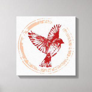 Spargelvogel Leinwanddruck
