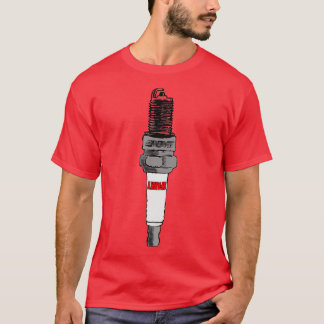 Spark Plug-Image Frisierte Auto Lover Car Parts Tu T-Shirt