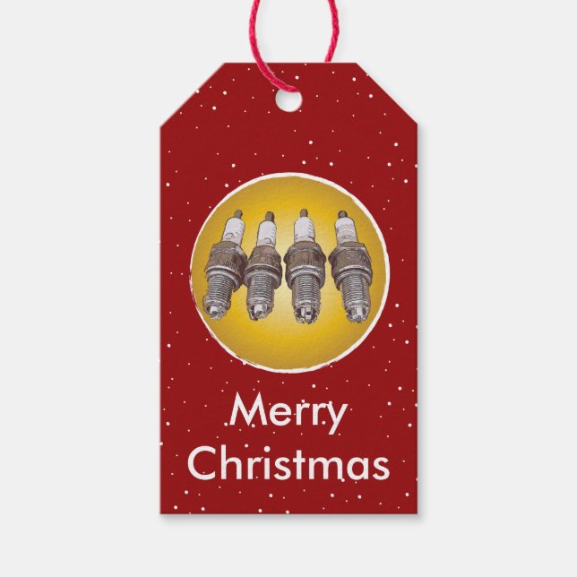 Spark-Stecker des Motors Geschenkanhänger (Vorderseite)