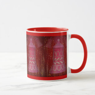 Sparkeling rosa tasse