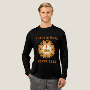 Sparkeln Sie mehr, machen Sie sich weniger Sorgen. Tri-Blend Shirt