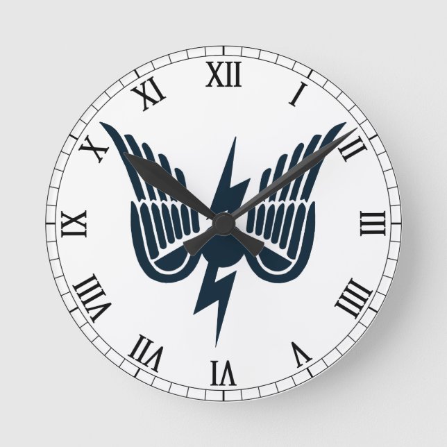 Sparker Abzeichen Watch Runde Wanduhr (Vorderseite)