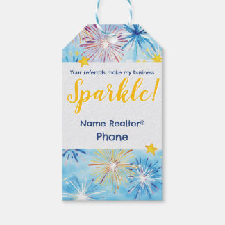 SPARKLE, 4. Juli Realtor Pop by, Glasreiniger Geschenkanhänger