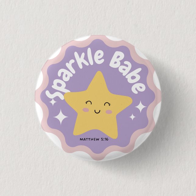 Sparkle Babe Button (Vorderseite)