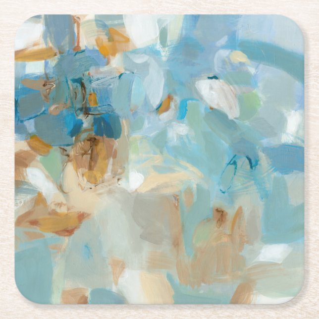 Sparkle Beach Rechteckiger Pappuntersetzer (Vorderseite)