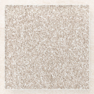 Sparkle Blush Cream Glitz Glitzer Glasuntersetzer
