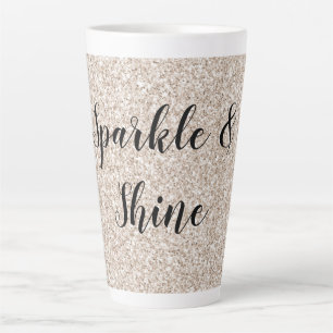 Sparkle Blush Cream Glitz Glitzer Milchtasse