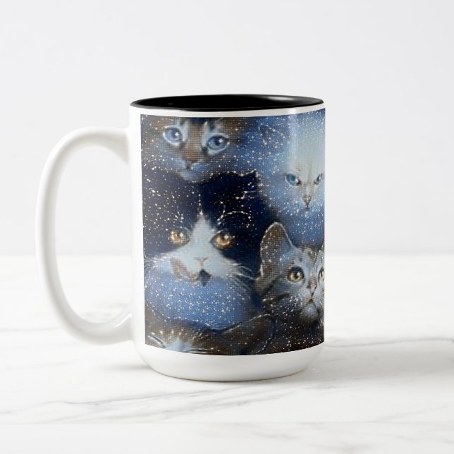 Sparkle Cats Tasse (Links)