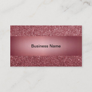 Sparkle Dazzle Rose Rosa Visitenkarte