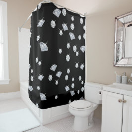 Sparkle Diamonds Duschvorhang