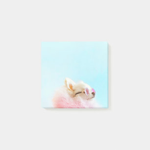 Sparkle Die Tiny Chi Dog Lover Glam Personal Post-it Klebezettel