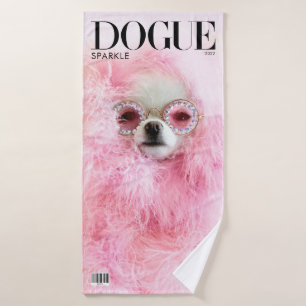 Sparkle Die Tiny Chi Hund für den benutzerdefini Badehandtuch