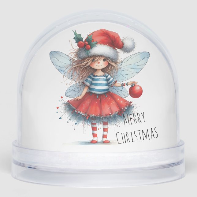 Sparkle Fairy with Ornament  Schneekugeln (Vorderseite)