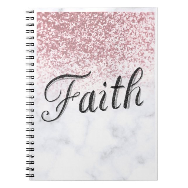 Sparkle Faith - Notebook Notizblock (Vorderseite)