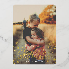 Sparkle Folieneinladung