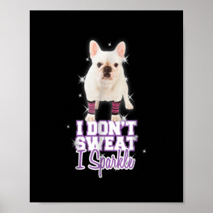 Sparkle Französischer Bulldog für Hund Lover Mama  Poster