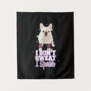Sparkle Französischer Bulldog für Hund Lover Mama Wandteppich