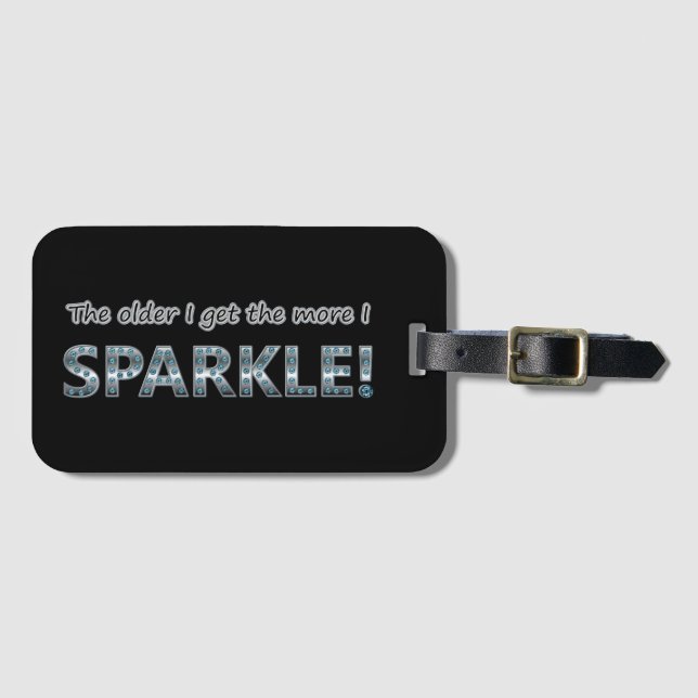 Sparkle Gepäckanhänger (Vorderseite (Horizontal))