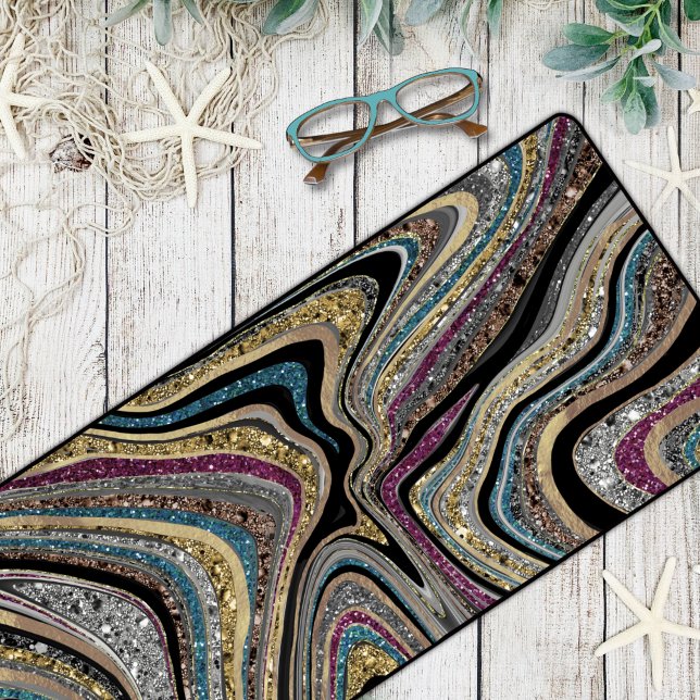 Sparkle Glam glänzende, geistliche Marmorkunst Schreibtischunterlage (Von Creator hochgeladen)