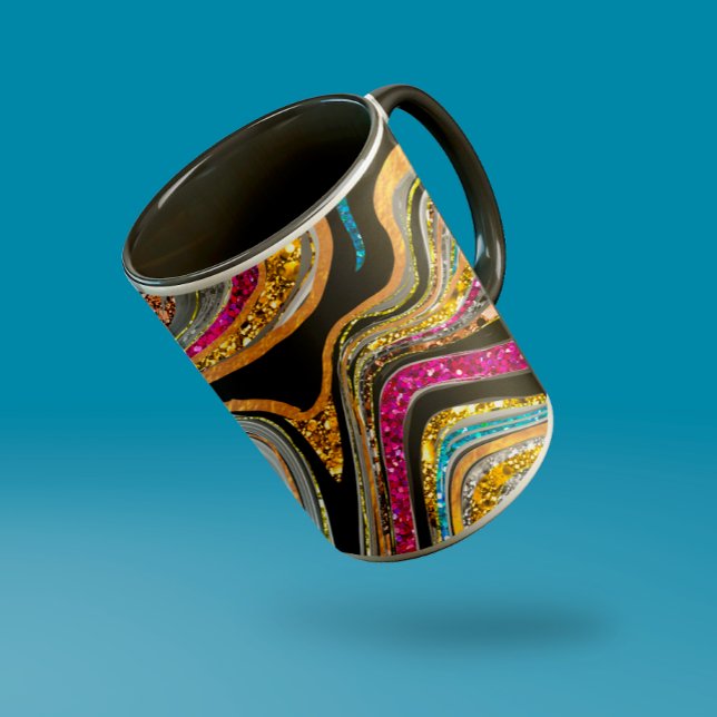 Sparkle Glam glänzende, geistliche Marmorkunst Tasse (Von Creator hochgeladen)