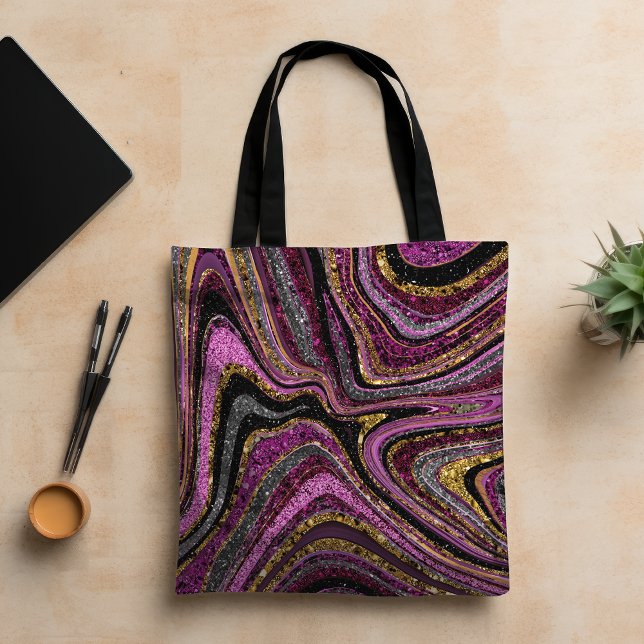 Sparkle Glam Glitzer Girl Marmor Art Rosa (Von Creator hochgeladen)