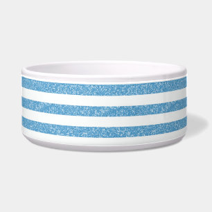 Sparkle Glitzer Look Streifen Dog Bowl Napf