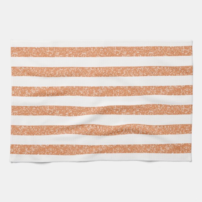 Sparkle Glitzer Look Strickhandtuch Handtuch (Horizontal)