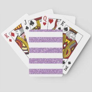 Sparkle Glitzer Look Strips Playing Cards Spielkarten