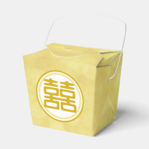 Sparkle Gold Doppeltes Glück - Runde Geschenkschachtel