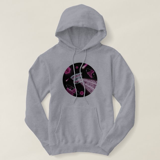 Sparkle Grill Bling Hoodie ✨ 👄 (Design vorne)