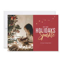 Sparkle Holiday Foto Card