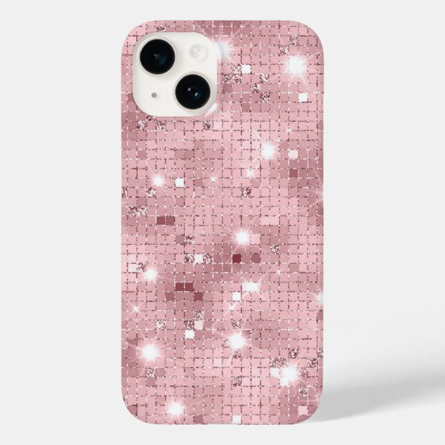 Sparkle Luxus Pink Case-Mate iPhone Hülle (Rückseite)