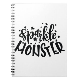 Sparkle Monster Halloween Notizblock