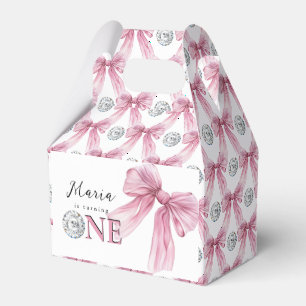 Sparkle Pink Coquette Bow 1. Geschenkschachtel
