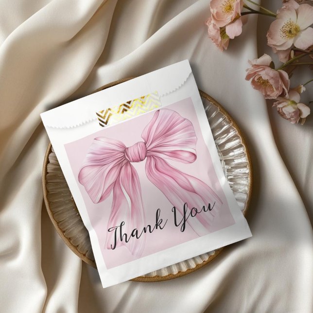 Sparkle Pink Coquette Bow 1. Geschenktütchen (Von Creator hochgeladen)