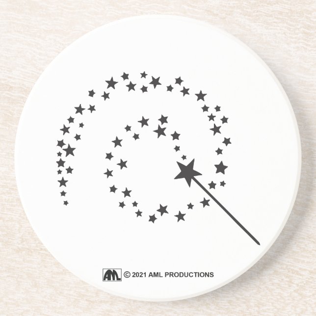 SPARKLE Pixie Dust Wand Getränkeuntersetzer (Vorne)