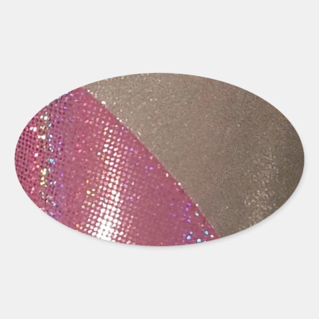 Sparkle & Shine Ovaler Aufkleber (Vorderseite)