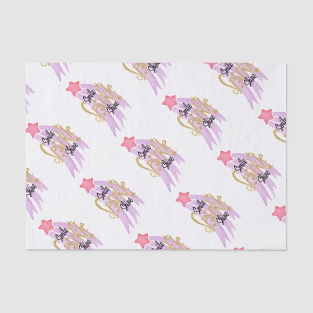 Sparkle Shine Star Seidenpapier (Vorderseite)