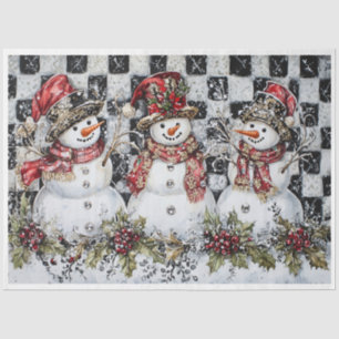 Sparkle Snowman Seidenpapier