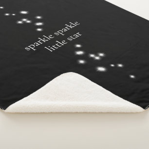 Sparkle Sparkle Little Star Black Starlight Sherpadecke