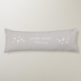 Sparkle Sparkle Little Star Silver Grau Starlight Seitenschläferkissen