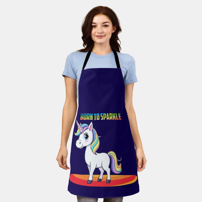 Sparkle Squad Schürze (Getragen)