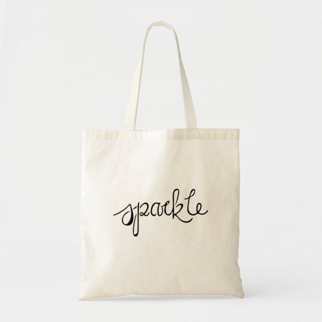 Sparkle Tote Bag Tragetasche (Vorne)