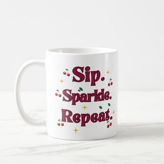 Sparkle und anders kaffeetasse (Links)